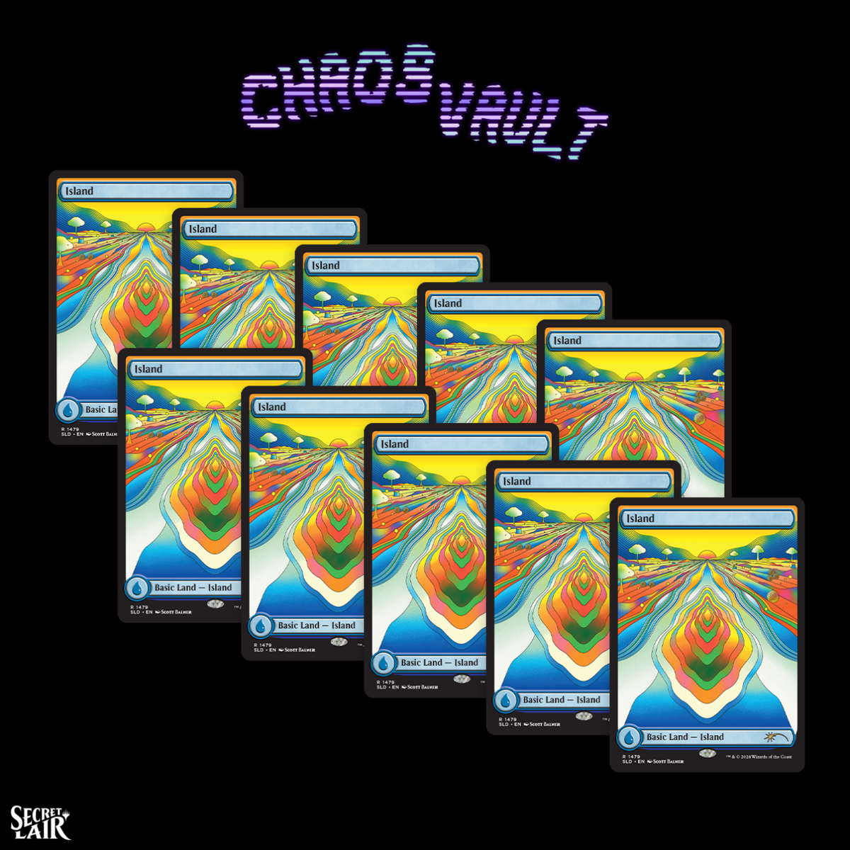 RAINBOW FOIL The Strange Sands Island Secret Lair Chaos Vault