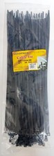 Monoprice Cable Tie 11 inches 50 lbs, 100 pcs/pack, Black
