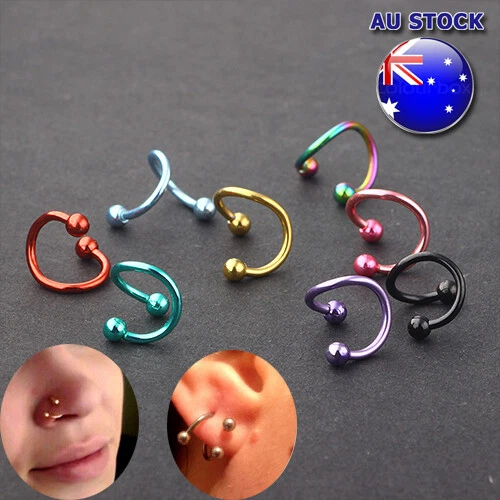 Surgical steel 2024 lip rings