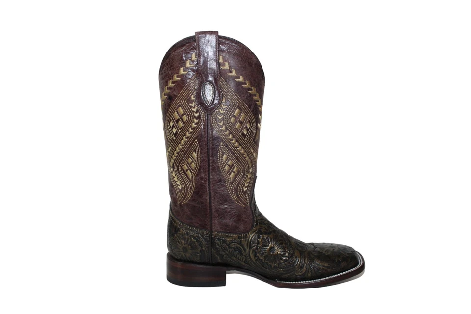 Botas de Vaquera Ferrini Punta Cuadrada Cleopatra Doradas Para Mujer 9.5 B ¡NUEVAS! 8389338 Foto 3 de 4