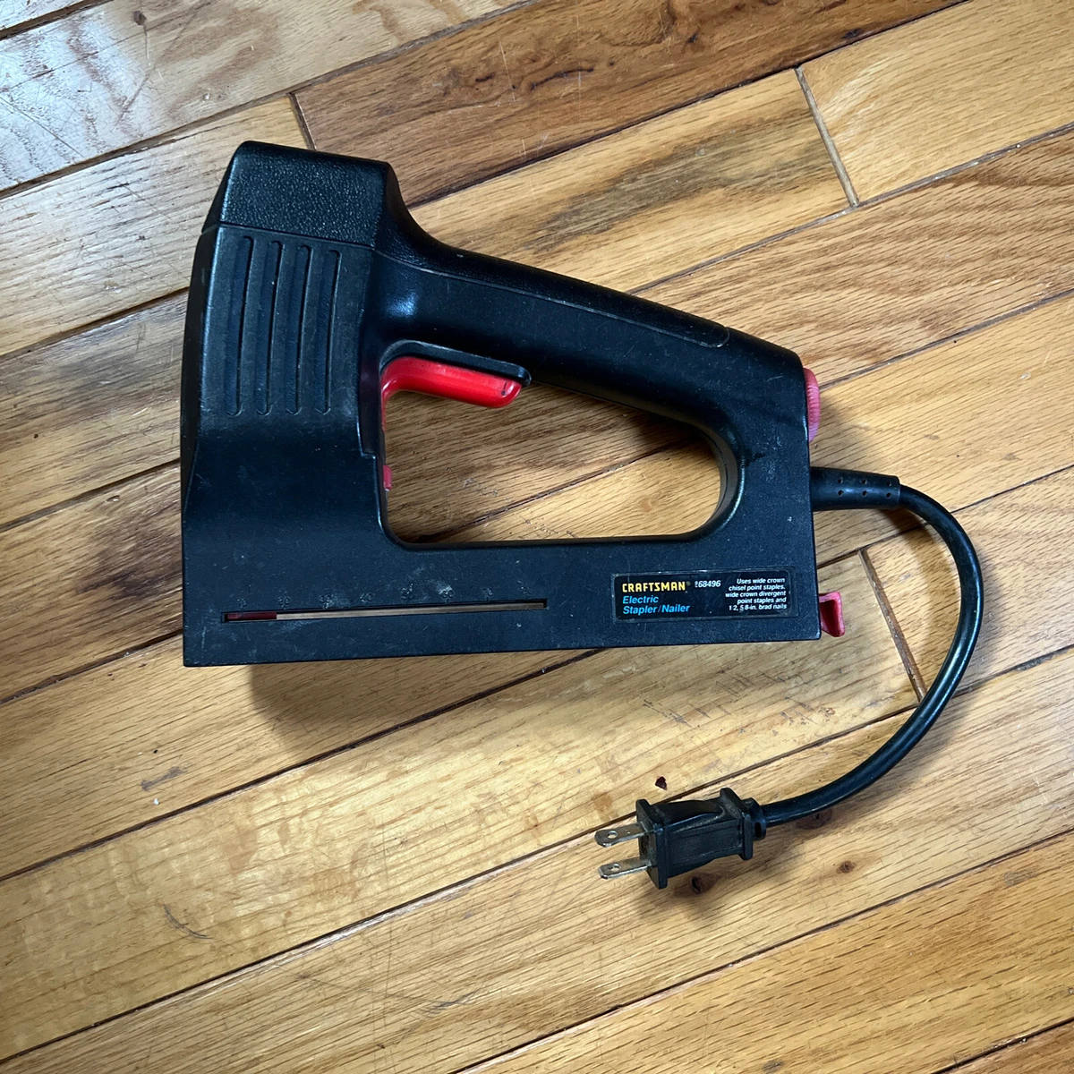 Craftsman electric on sale stapler nailer