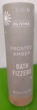 Olivina Bath Fizzers Frosted Amber New
