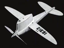 All American Control Line 20" Wing RC Model Airplane Printed Plans &Templates