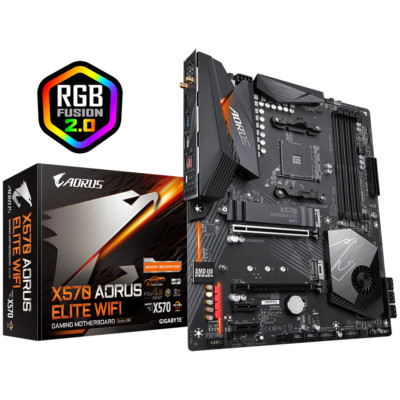 GIGABYTE X570 AORUS ELITE WiFi AM4 AMD X570 SATA 6Gb/s ATX AMD Motherboard