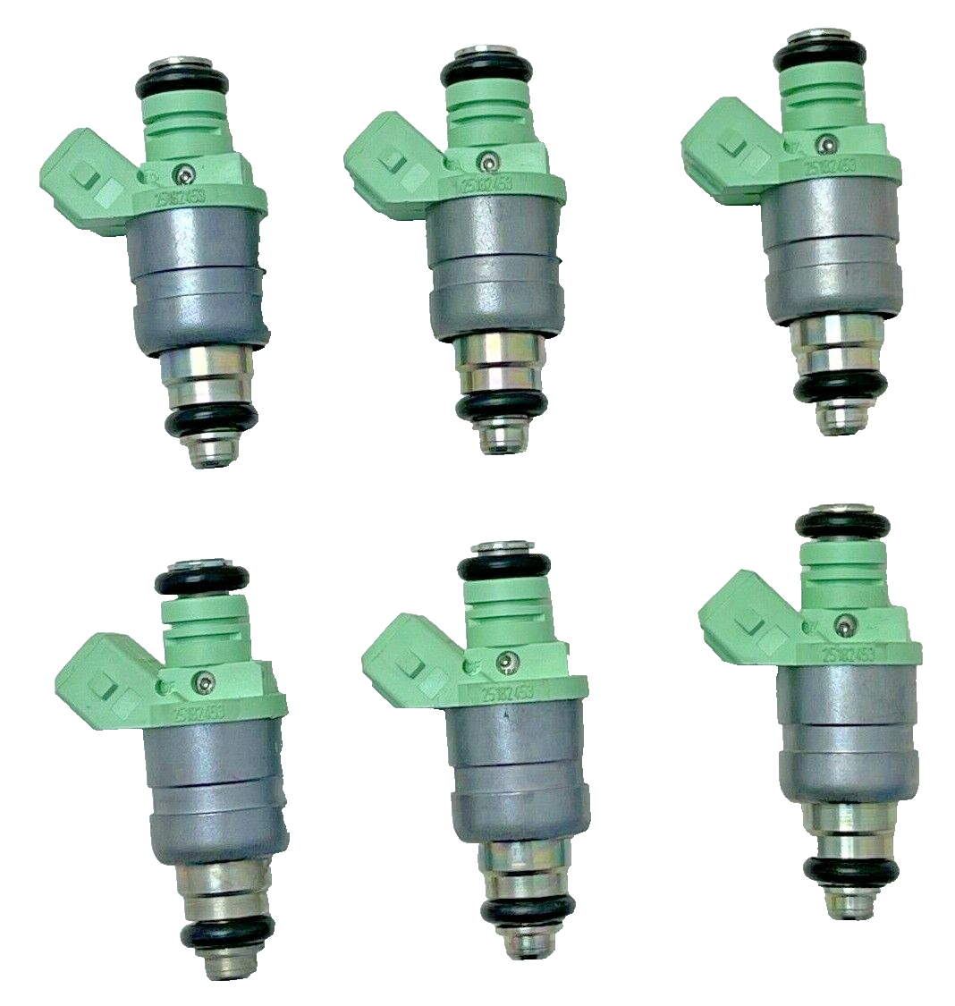 FJ1092 SET OF 6 OEM Suzuki 25182453 New Fuel Injectors Made In USA