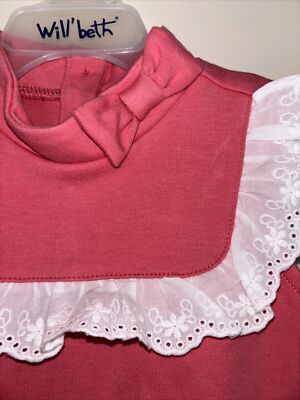 janie and jack pink lace dress 2T Janie And Jack Peach Lace Dress Like Paradise