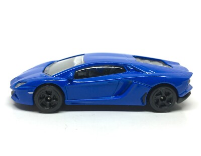 マジョレット　Lamborghini Aventador ミニカーセット Majorette Lamborghini Aventador Dark Blue 1:64 (3 inches) no