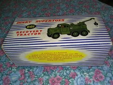 Dinky Toys No 661 Recovery Tractor in Original Box c1950s