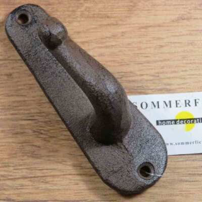 Garderobenhaken Gusseisen Kleiderhaken Wandhaken Landhaus Sommerfield HK277L-B