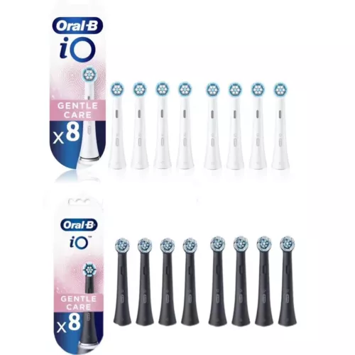 2/4/8x Oral-B Original iO Ultimate Clean Weiss Zahn Aufsteck Ersatz Bürstenköpfe - Bild 1 von 22