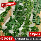 12 X 2M Artificial Ivy Vine Fake Foliage Flower Hanging Leaf Garland Plant Party