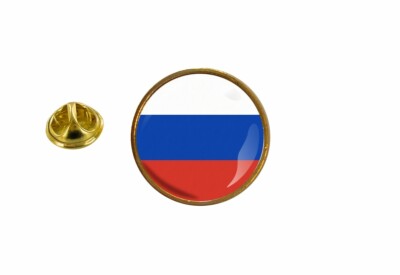 Yantec Flaggenpin Russland – Ca. 17x12 Mm, Emaille, Mit Butterflyverschluss