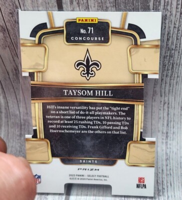 2023 Panini Select TAYSOM HILL RED & YELLOW Die-Cut Prizm #71