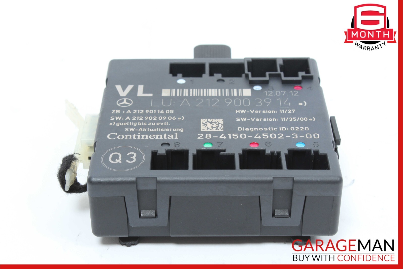 08-18 Mercedes W204 C250 Front Left Side Door Control Module
