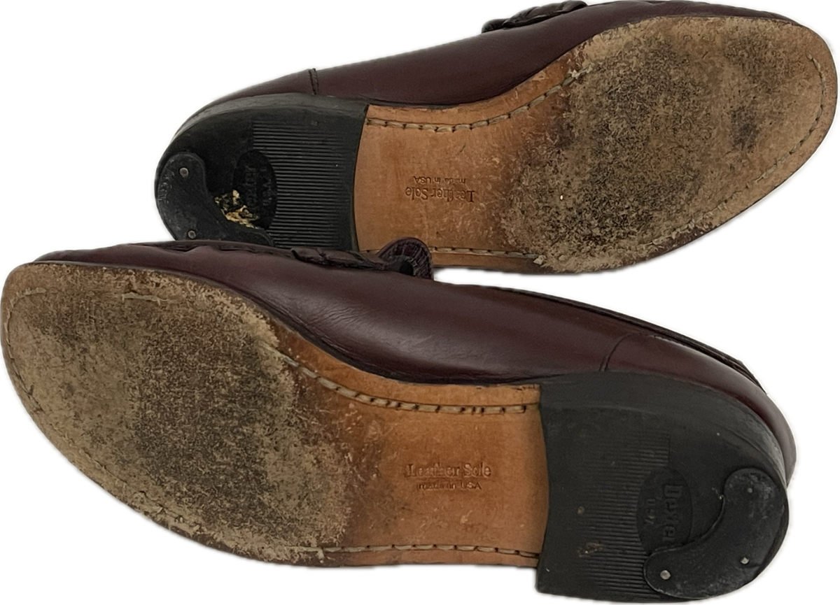 dexter mens size 10.5 wide shoes brown leather tasseled  slip on comfort loafers Dexter Shoes Womens 5.5 M Tassel Keltie Casual Loafers Moc  main image 4