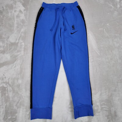 Nike Dallas Mavericks Pants Men Small NBA Sweatpants Jogger Blue
