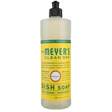 4 Pack Mrs. Meyer's Clean Day Dish Soap Liquid, Honeysuckle, 16 fl oz