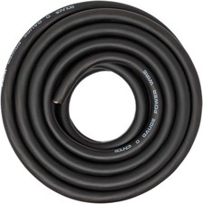 SoundBox 0 Gauge Black Amplifier Power/Ground Wire 1/0 Ga Amp Cable, 25
