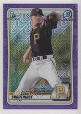 2020 Bowman Mega Box Purple Mojo Refractor 184/250 Aaron Shortridge #BCP-9 0i1k