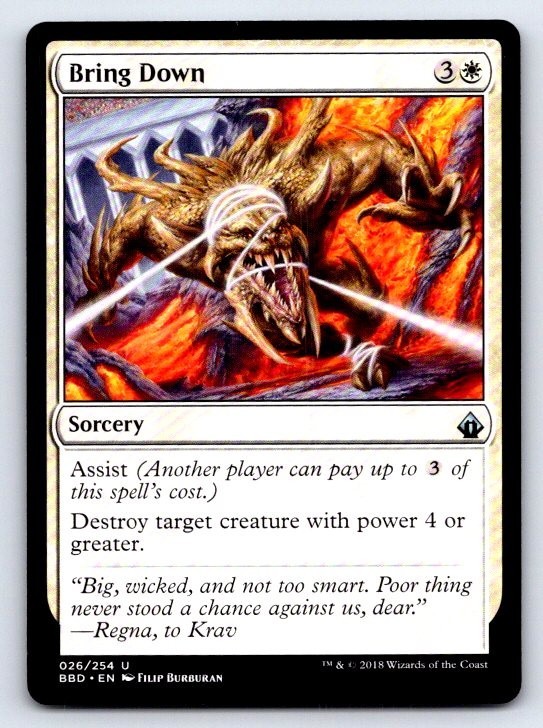 Bring Down Uncommon Battlebond Magic: The Gathering
