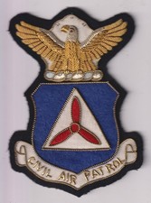 Civil Air Patrol patch gold & silver bullion ...