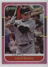2021 Panini Donruss Retro 1987 Holo Pink Craig Biggio #229 HOF 18da