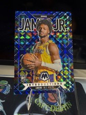 Bronny James Jr~ Mosaic Introductions Blue Panini Prizm RC /199 Lakers  