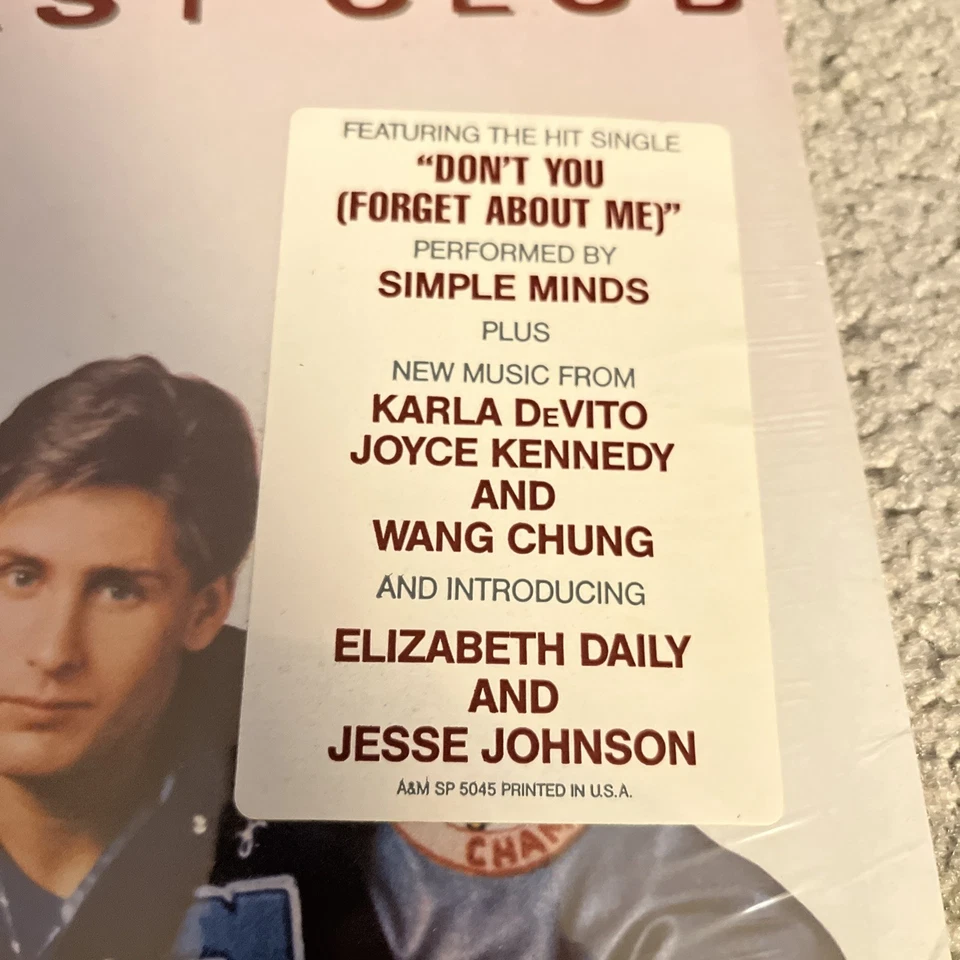 The Breakfast Club Soundtrack - New & Sealed Vinyl LP 1985 SP-5045 First Press - Image 3 of 4