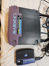 Linksys Wireless-G 2.4GHz Broadband Router 54 Mbps  USB Network Adapter