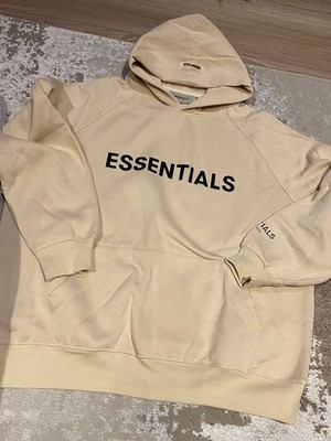 Essentials Fear of God Herren Hoodie creme/beige - Medium