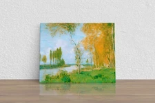 Claude Monet "The Spring in Argentuil" Canvas Print Wall Art Home Decor