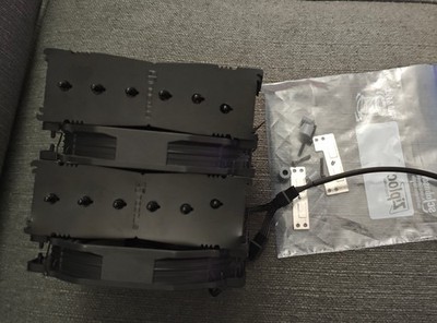 Noctua NH-D15 chromax.black CPU Cooler Heatsink Fan (ONLY AM4/5 Brackets)