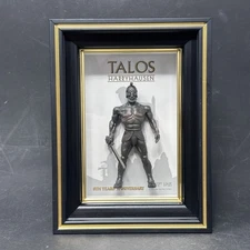 Jason and the Argonauts TALOS Ray Harryhausen Statue Framed Shadow Box - Rare