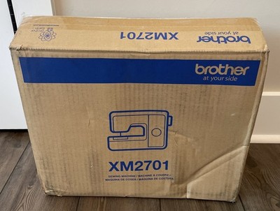 Brother XM2701 Sewing Machine Built-In Needle Threader 27-Stitch