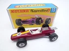VINTAGE MATCHBOX SUPERFAST No.19d LOTUS RACING CAR IN ORIGINAL BOX 1970