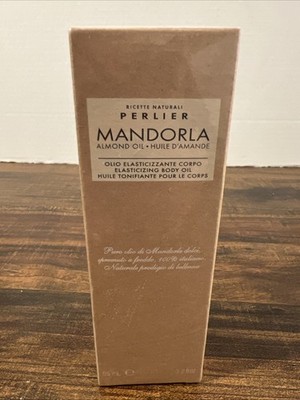 Perlier Mandorla ALMOND Elasticizing Body Oil 3.2 oz SEALED NEW