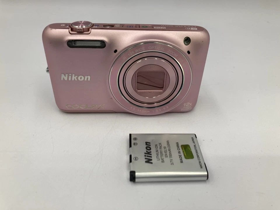 Excellent Nikon COOLPIX S6600 pink Digital Camera red 16.0MP 1805 - Image 3 of 4