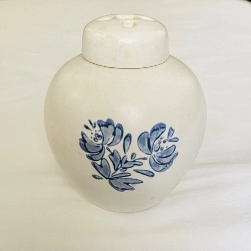 Pfaltzgraff Yorktowne 4.5" Potpourri Flower Bud Holder Vase Ginger Jar Farmhouse