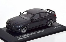 Minichamps PMA 1/43 BMW M3 Competition G80 2020 Black Diecast Model