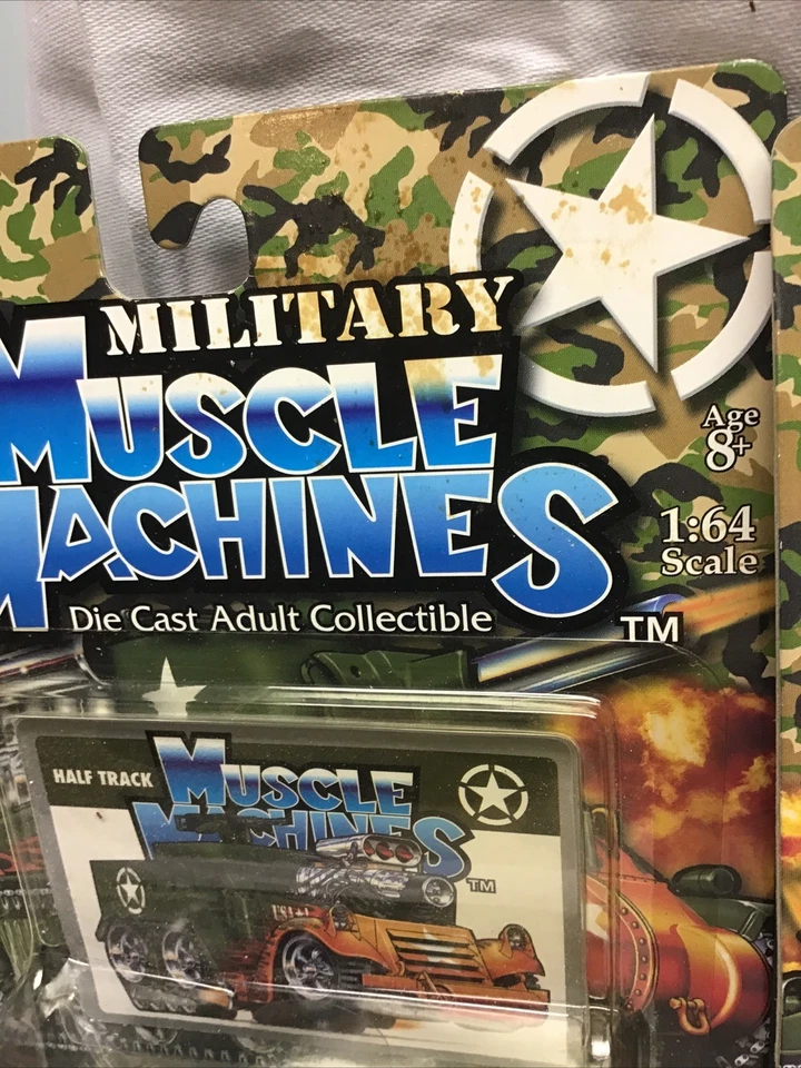 MUSCLE MACHINES MILITARY 1/64. LOT OF 6 - Image 3 of 4