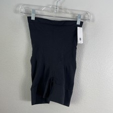 Spanx Shapewear Shorts Womens Large Black Higher Power Shorty High Waist 10382R