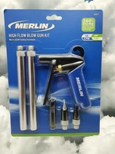 Pneumatic High Flow Blow Gun Kit With 3 Nozzles Air Compressor Tool Accessories
