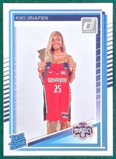 Kiki Iriafen - 2025 Donruss WNBA #94 - Washington Mystics Rated Rookie Card
