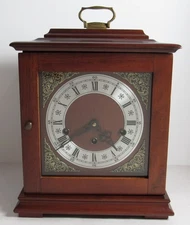 German Welby Quarter Hour Westminster Chime Bracket Clock 8-Day, Key-wind