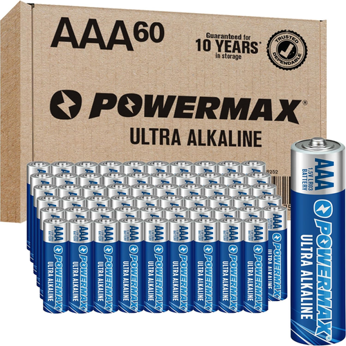 Pilas AAA triples de 24 unidades, batería alcalina de ultra larga duración para el hogar y - Imagen 10 de 16