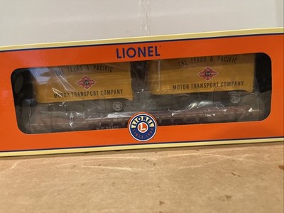 Lionel Texas&Pacific 50  TOFC  w/2 Trailers