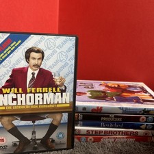 Will Ferrell Collection, DVD Bundle, 6 Unique Films, Anchorman, Perfect Gift