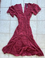 Red Boohoo Midi/maxi Dress, Women’s Size 4/Small, NWT