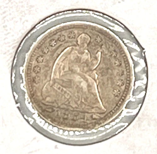 1854 Seated Liberty Half Dime, With Arrows