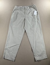 A New Day Khaki Chino Casual Trouser Straight Leg High Rise Pant Size 8